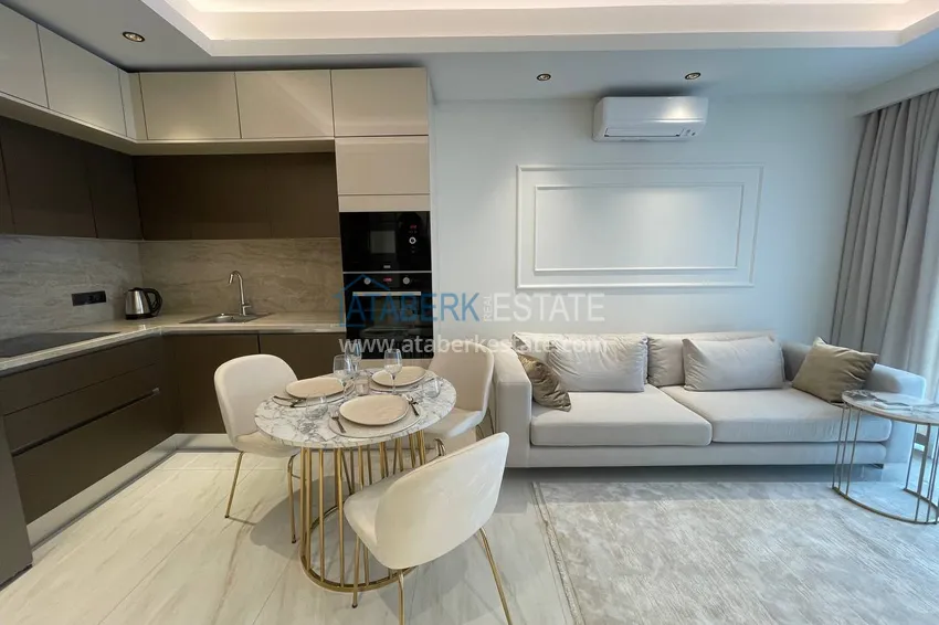 Приобрести Квартира под ключ с видом на море на первой береговой линии, в Алании, район Махмутлар 2 