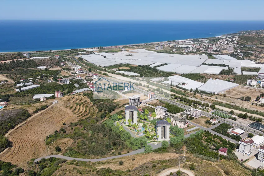 Квартиры от застройщика в районе Демирташ, Алания – многоквартирный жилой комплекс на этапе строительства  3 