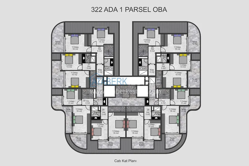 Купить дешево Престижный жилой комплекс на этапе строительства в районе Оба, Аланья 5
