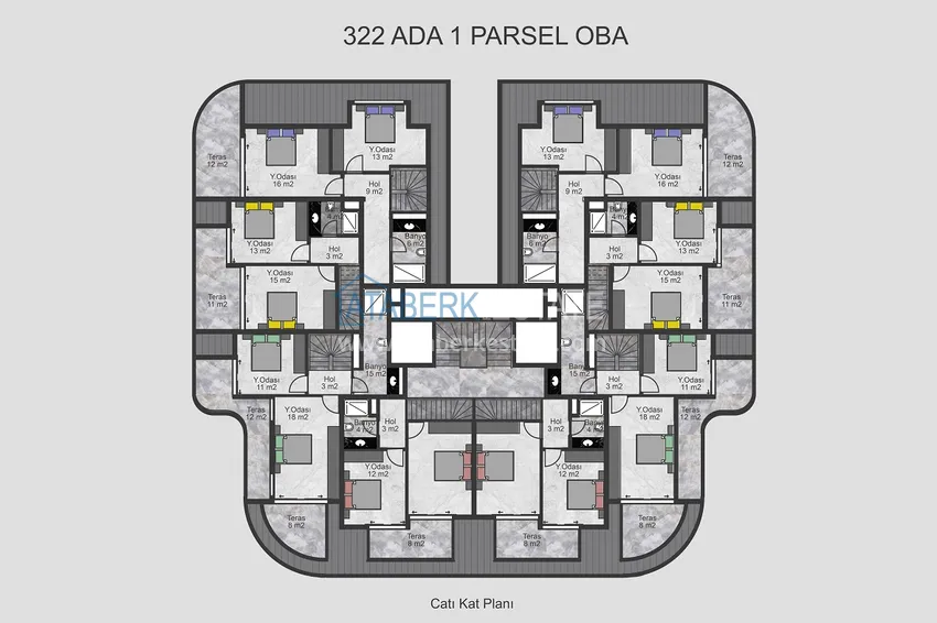 Купить дешево Престижный жилой комплекс на этапе строительства в районе Оба, Аланья 6