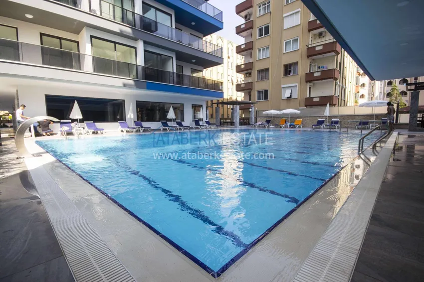 Квартира под ключ с видом на море, первая береговая - Алания, район Махмутлар 4