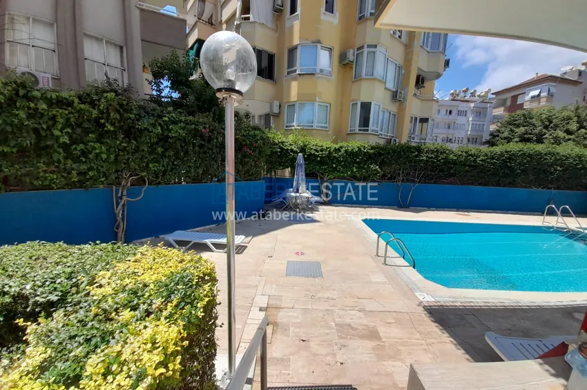 Квартира в центре Алании с мебелью в жилом комплексе 3 