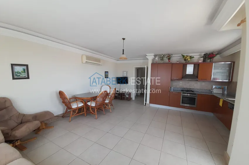 Приобрести Пентхаус-дуплекс с мебелью и видом на море в районе Джикджилли, Алания 6