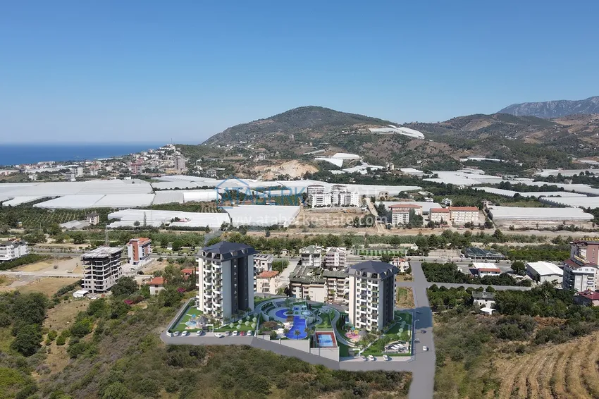 Квартиры от застройщика в районе Демирташ, Алания – многоквартирный жилой комплекс на этапе строительства  4 