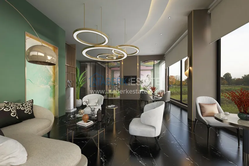 Квартиры от застройщика в районе Демирташ, Алания – многоквартирный жилой комплекс на этапе строительства  46 