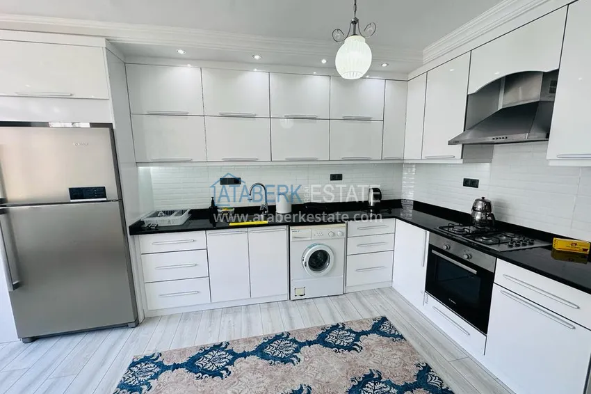 Приобрести Недвижимость под гражданство и ВНЖ. Квартира с мебелью в районе Тосмур, Алания  3 