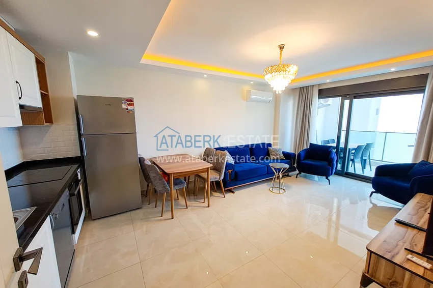 Приобрести Квартира под ключ с прямым видом на море на первой береговой в Махмутларе, Алания 3 