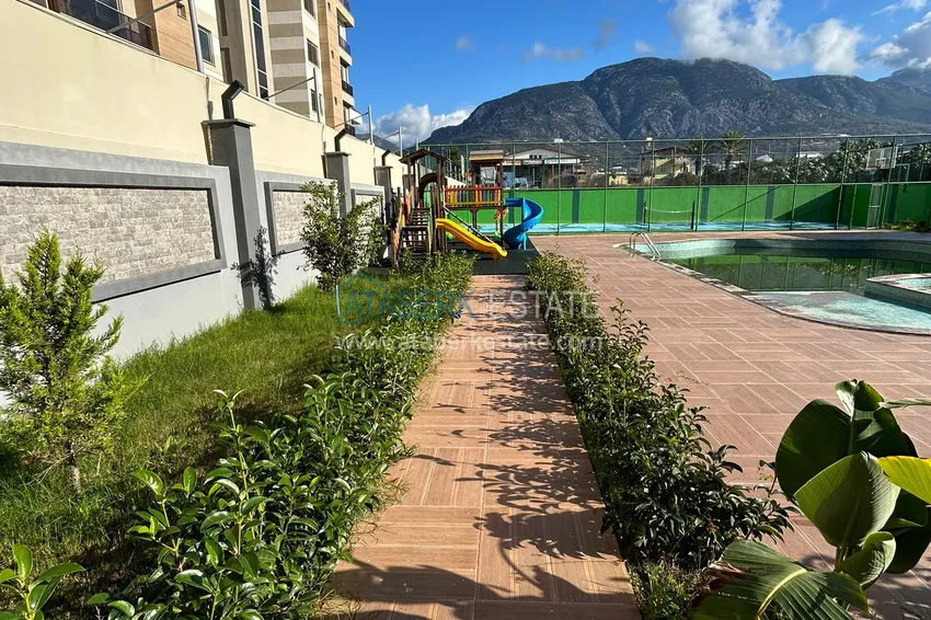 Квартира с чистовой отделкой и видом на горы в 200 метрах от моря - район Кестель, Алания 5 