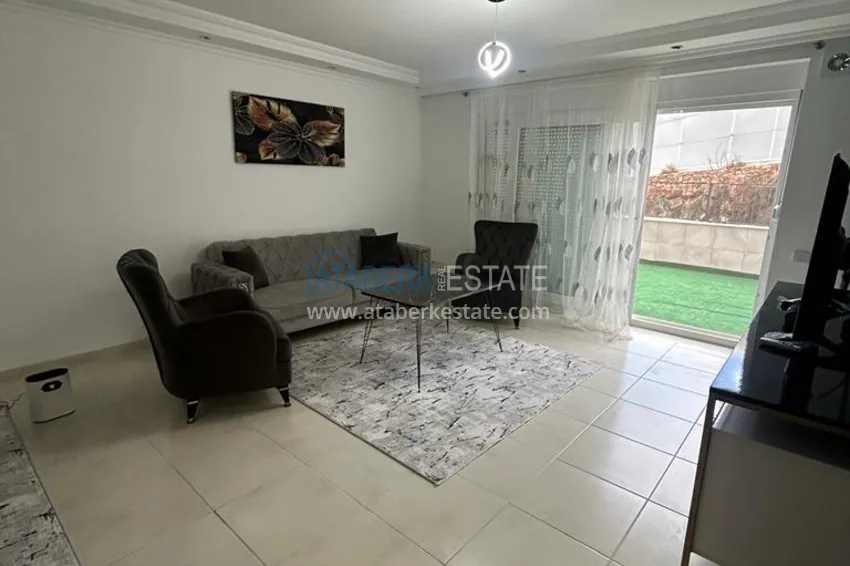 Приобрести Великолепные террасные апартаменты с мебелью и видом на море в Алании, район Махмутлар 5 