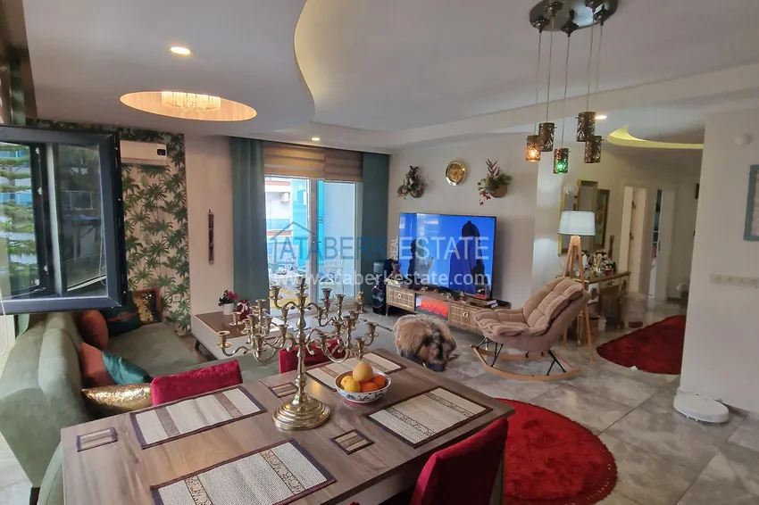 Приобрести Срочная продажа! Роскошная трехкомнатная квартира от собственника в премиальной резиденции – район Оба, Алания 4 