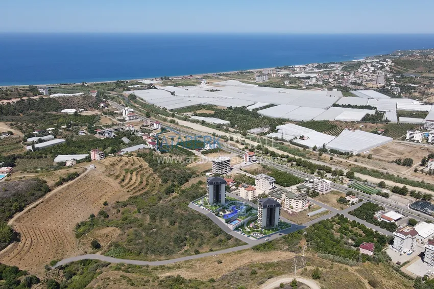 Квартиры от застройщика в районе Демирташ, Алания – многоквартирный жилой комплекс на этапе строительства  5 