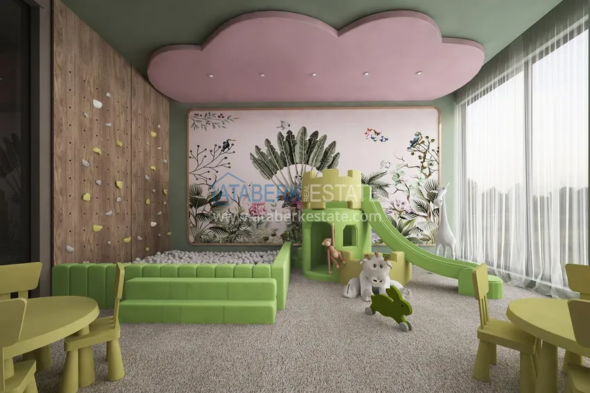 Квартиры от застройщика в районе Демирташ, Алания – многоквартирный жилой комплекс на этапе строительства  47 