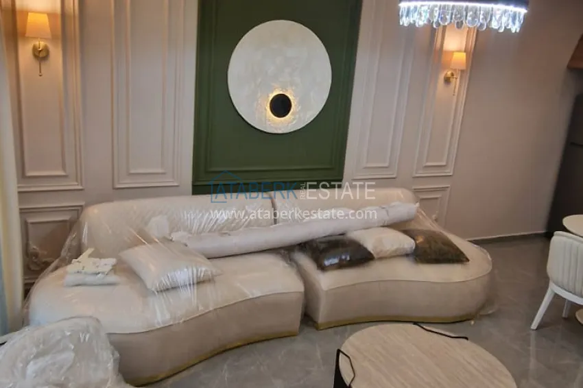 Приобрести Двухкомнатная квартира 70 м2, с мебелью и видом на море в Алании, район Махмутлар 5 