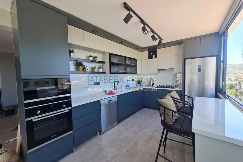 Приобрести Дуплекс с дизайнерский интерьером в 300 метрах от моря - район Махмутлар, Алания 5 