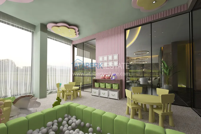 Квартиры от застройщика в районе Демирташ, Алания – многоквартирный жилой комплекс на этапе строительства  48 