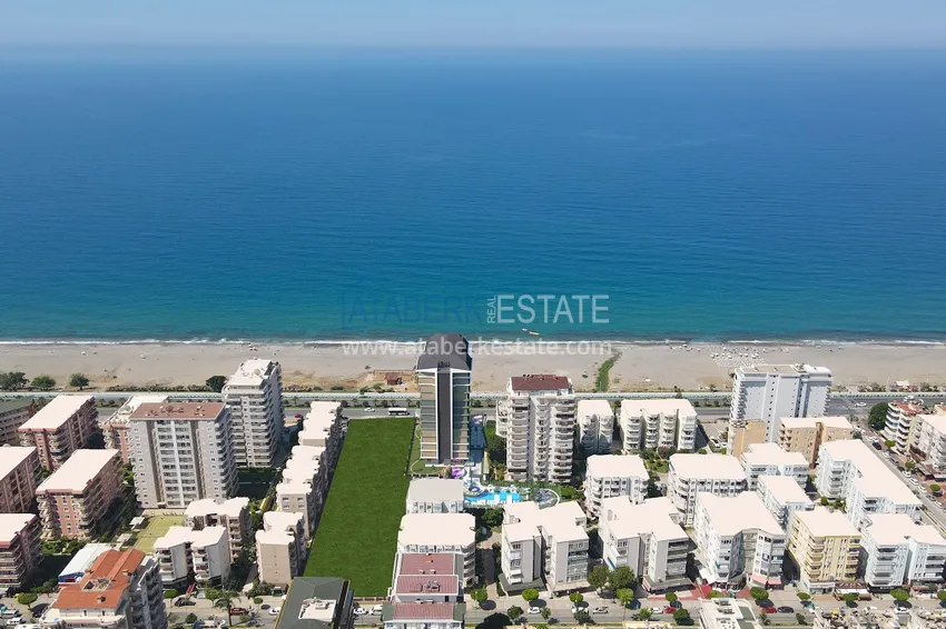 Квартиры премиум-класса с видом на море от застройщика на первой береговой в Махмутларе, Алания 5 