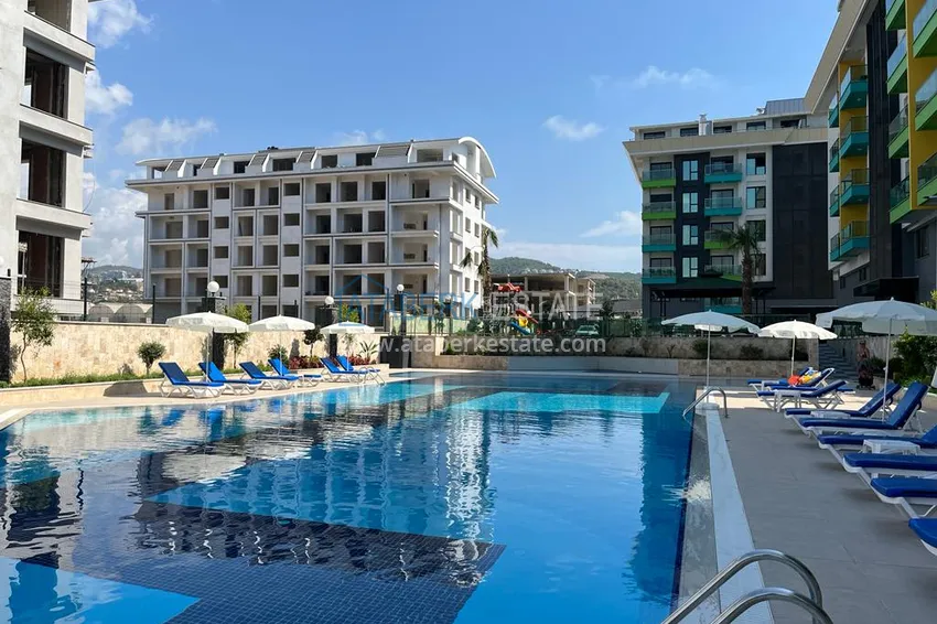 Квартира под ключ в 200 метрах от моря в комплексе комфорт-класс  – Алания, район Каргыджак  6 