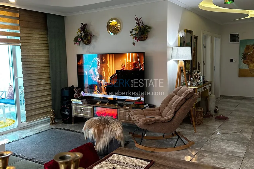 Приобрести Срочная продажа! Роскошная трехкомнатная квартира от собственника в премиальной резиденции – район Оба, Алания 6 