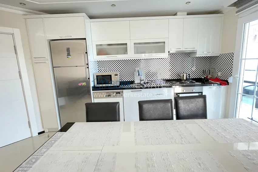 Приобрести Квартира-дуплекс с видом на море в районе Кестель, Алания - 100 метров от моря 6