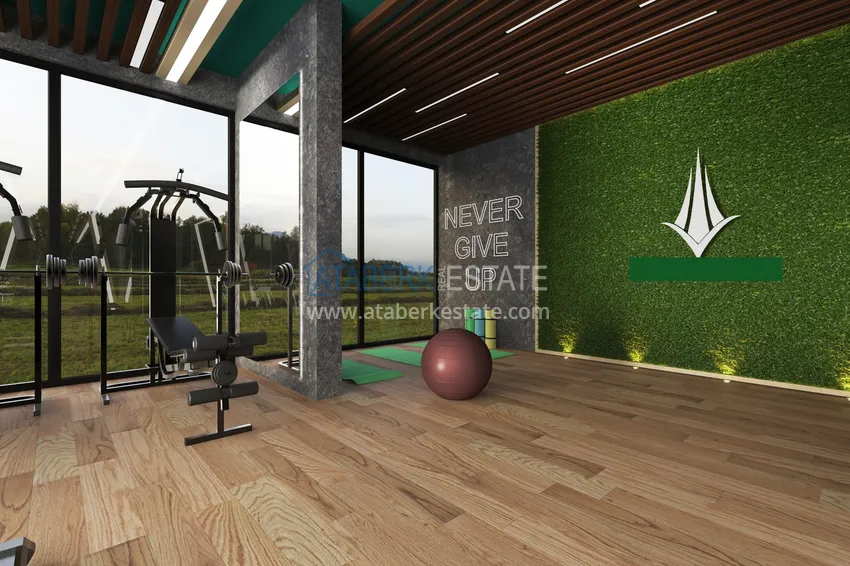 Квартиры премиум-класса с видом на море от застройщика на первой береговой в Махмутларе, Алания 39 