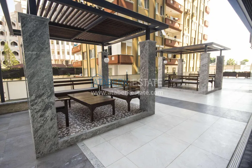 Квартира под ключ с видом на море, первая береговая - Алания, район Махмутлар 9