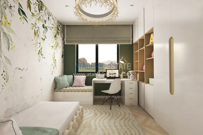 Приобрести Квартиры премиум-класса с видом на море от застройщика на первой береговой в Махмутларе, Алания 7 