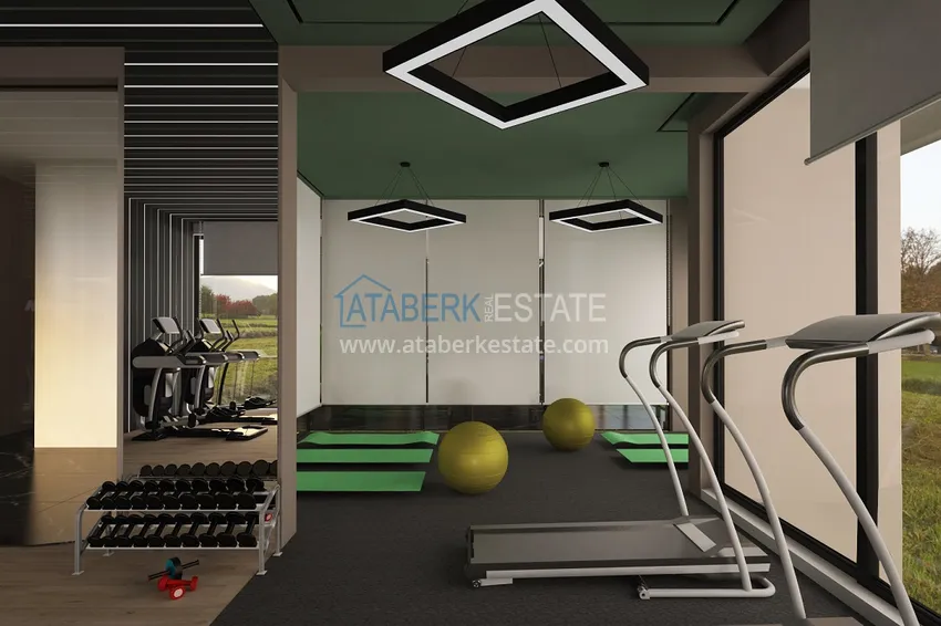 Квартиры от застройщика в районе Демирташ, Алания – многоквартирный жилой комплекс на этапе строительства  50 