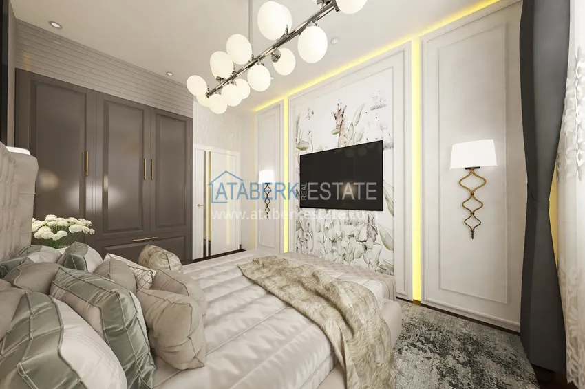 Приобрести Квартиры от застройщика в районе Демирташ, Алания – многоквартирный жилой комплекс на этапе строительства  7 