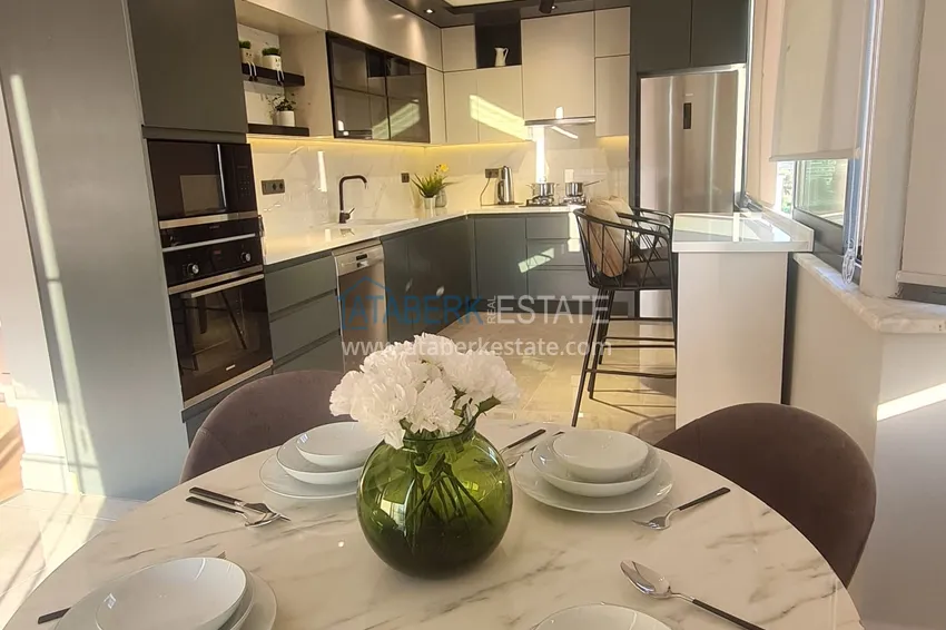 Приобрести Дуплекс с дизайнерский интерьером в 300 метрах от моря - район Махмутлар, Алания 8 