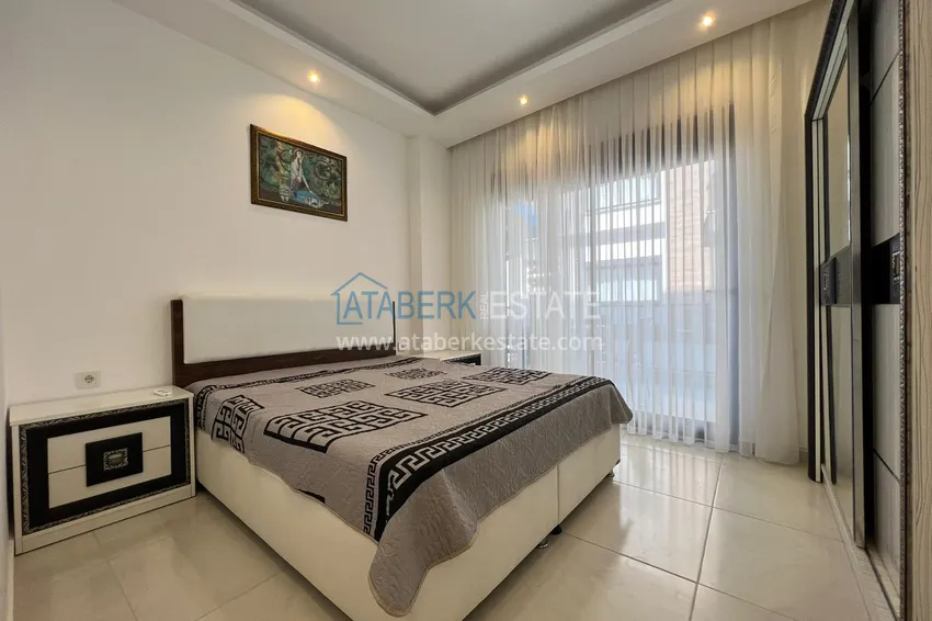 Приобрести Двухкомнатная квартира с частичным видом на море – Каргыджак, Алания, 100 метров от моря 8