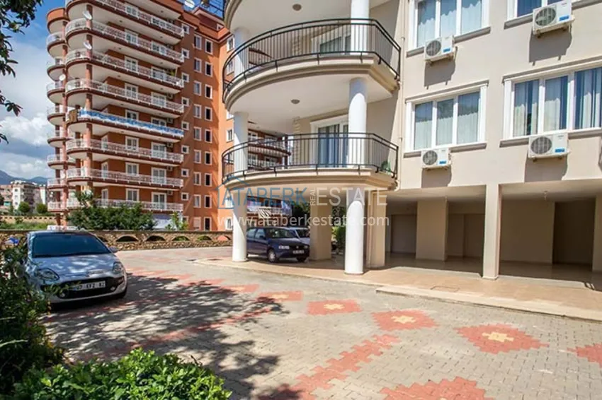 Трехкомнатная квартира с мебелью и видом на море в Алании, район Тосмур 8 