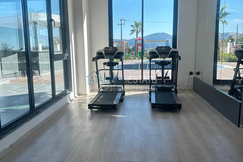 Двухкомнатные квартиры с чистовой отделкой в Алании, район Махмутлар 7 