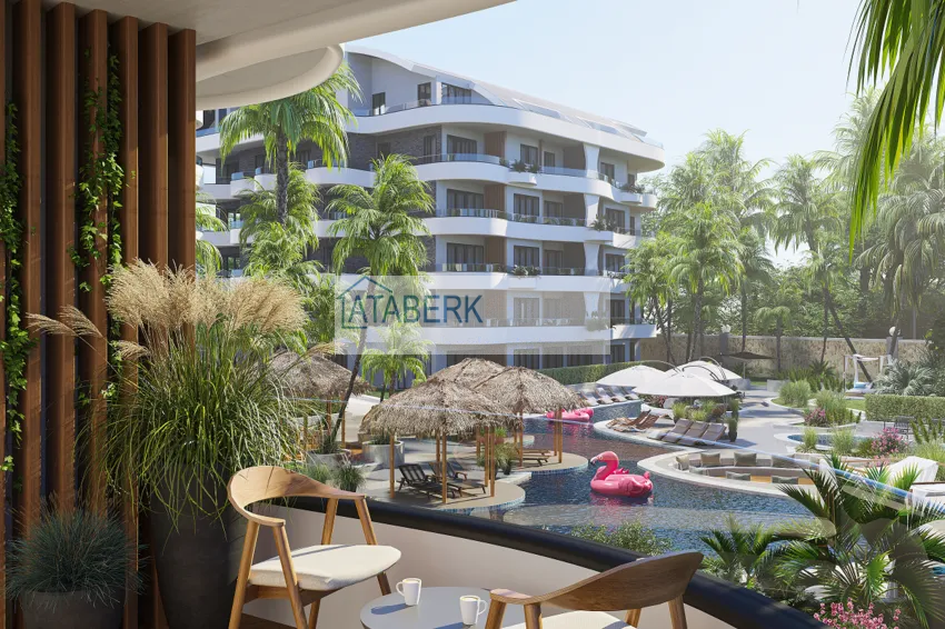 Приобрести Престижный жилой комплекс на этапе строительства в районе Оба, Аланья 8