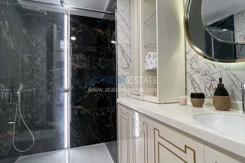 Приобрести Квартира под ключ с видом на море на первой береговой линии, в Алании, район Махмутлар 8 