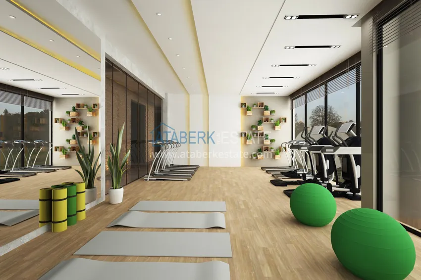 Престижный жилой комплекс на этапе строительства в районе Оба, Аланья 33