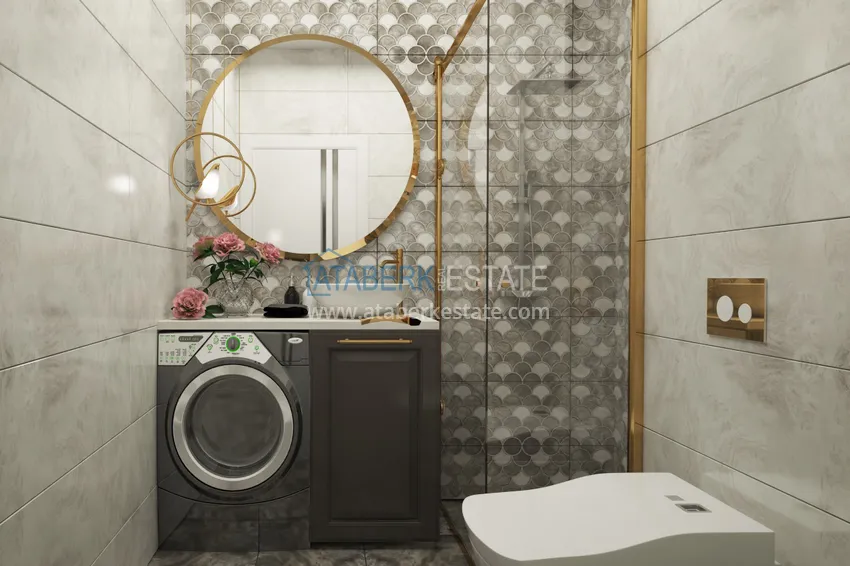 Приобрести Квартиры от застройщика в районе Демирташ, Алания – многоквартирный жилой комплекс на этапе строительства  8 