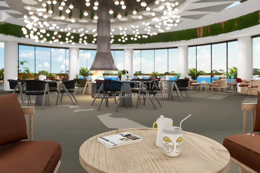 Современные апартаменты в роскошном комплексе с отельной инфраструктурой – Алания, район Тюрклер 8