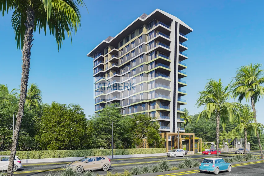 Квартиры премиум-класса с видом на море от застройщика на первой береговой в Махмутларе, Алания 15 