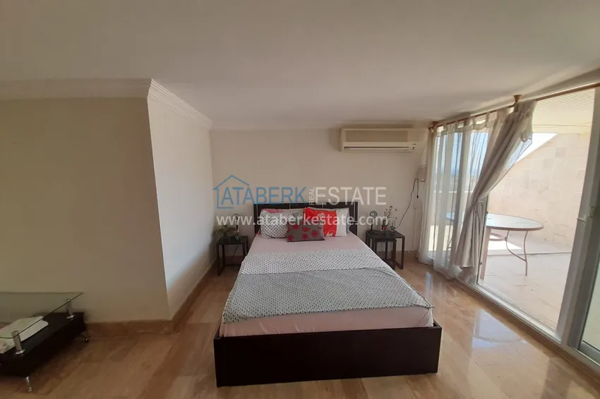 Приобрести Пентхаус-дуплекс с мебелью и видом на море в районе Джикджилли, Алания 12