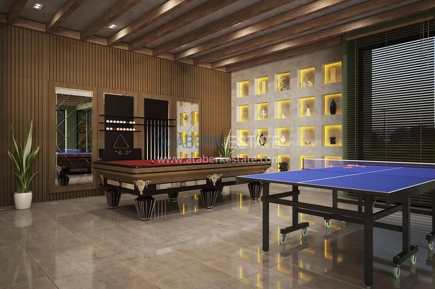 Престижный жилой комплекс на этапе строительства в районе Оба, Аланья 34