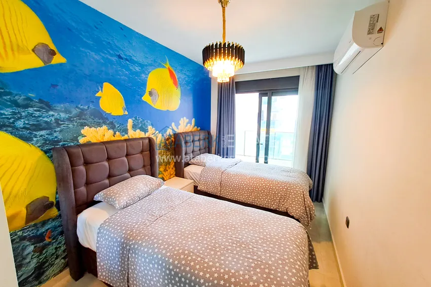 Приобрести Квартира под ключ с прямым видом на море на первой береговой в Махмутларе, Алания 10 