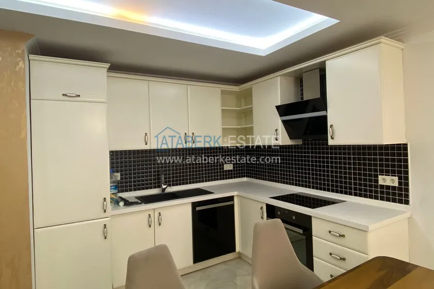 Приобрести Стильная квартира с видом на море в комплексе на первой береговой – район Оба, Алания 10 