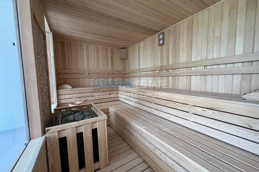 Двухкомнатная квартира с частичным видом на море – Каргыджак, Алания, 100 метров от моря 9