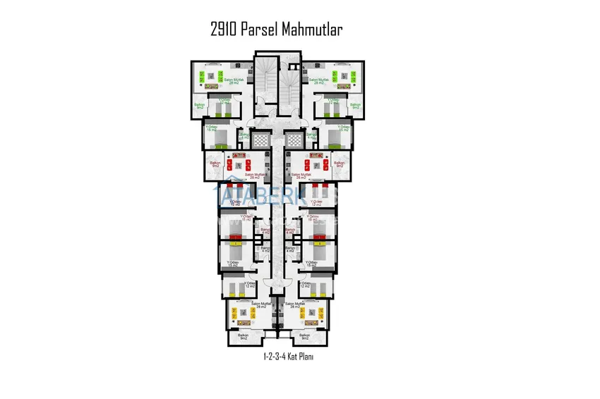 Купить дешево Квартиры премиум-класса с видом на море от застройщика на первой береговой в Махмутларе, Алания 6 