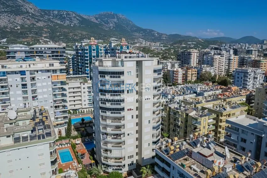 Трёхкомнатные апартаменты с мебелью и видом на море, район Махмутлар – Алания 2