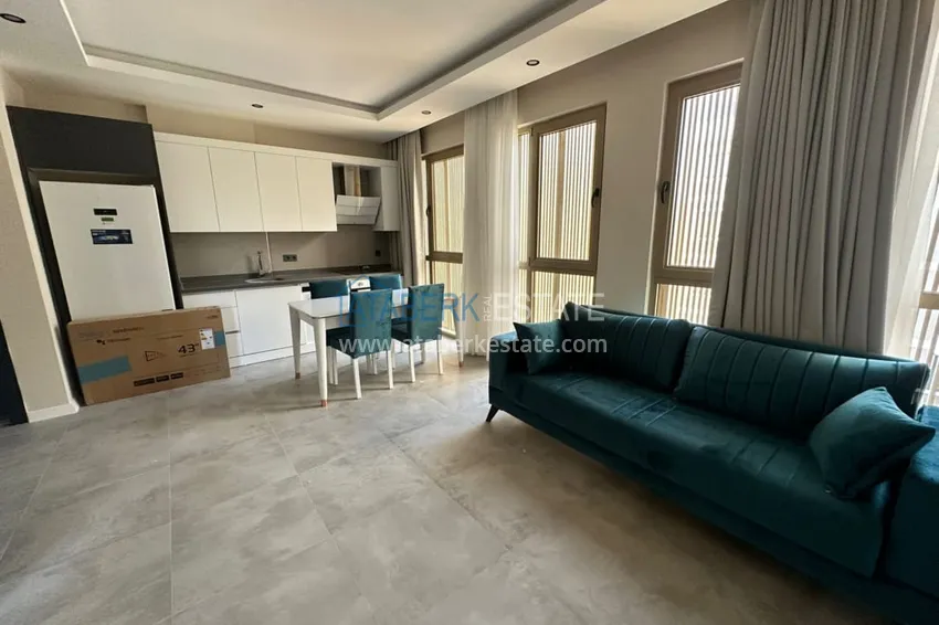 Приобрести Квартира 1+1 с мебелью в новом комплексе комфорт-класса, район Каргыджак – Алания 1 