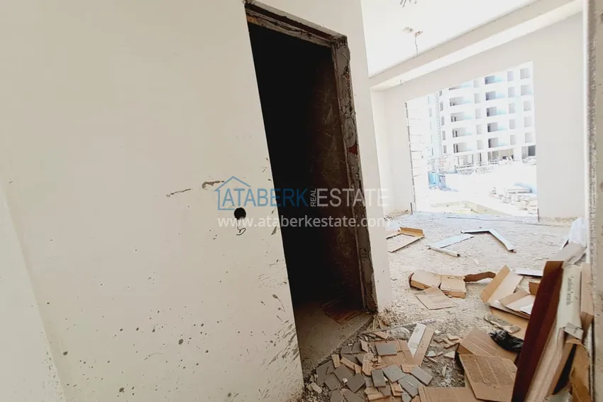 Приобрести Квартира с 2 спальнями в комплексе на этапе строительства в Авсалларе, Алания 14 