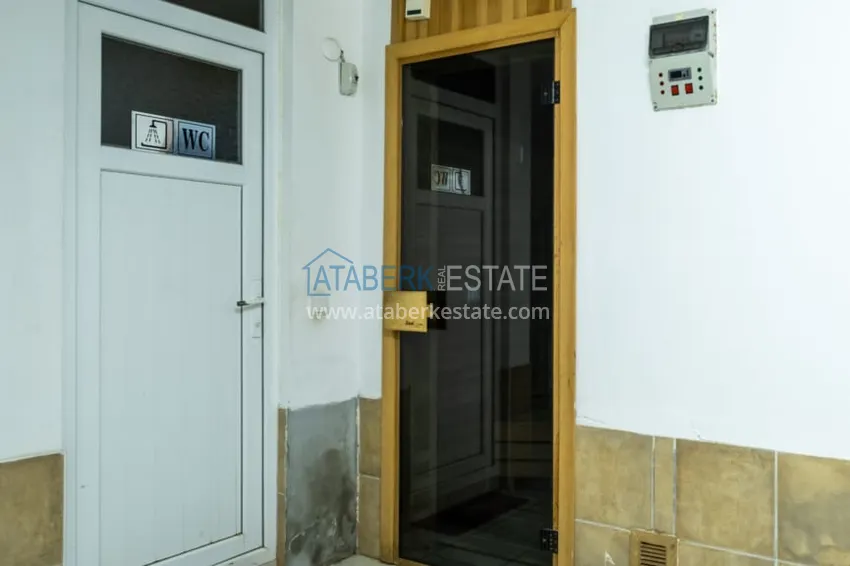 Квартира под ключ с открытым видом на море в комплексе на первой береговой - район Тосмур, Алания 12 