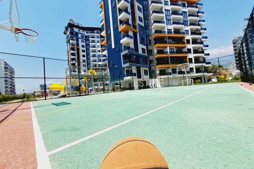 Квартира 1+1 с мебелью и видом на море в новом комплексе - район Махмутлар, Алания 14