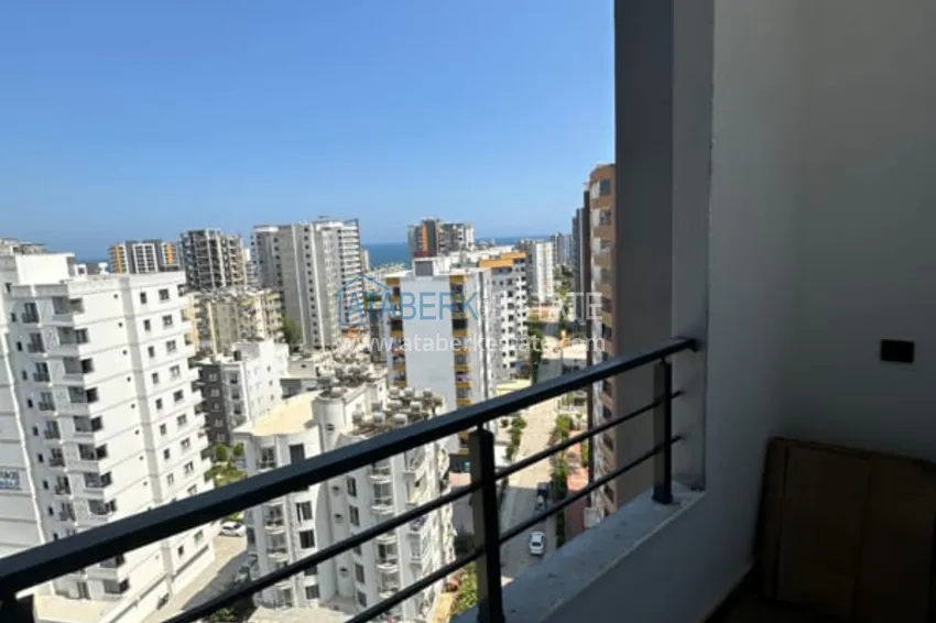 Приобрести Двухкомнатный пентхаус с частичным видом на море в Мерсине, Тедже 14 